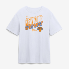 Футболка New York Knicks Fanatics White 2026 NBA Finals Champions Hometown