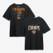 Футболка New York Knicks Fanatics Black 2026 NBA Finals Champions Roster Trophy