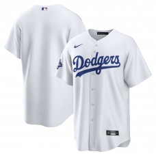 Los Angeles Dodgers Nike White Home 2025 World Series Champions Replica Jersey