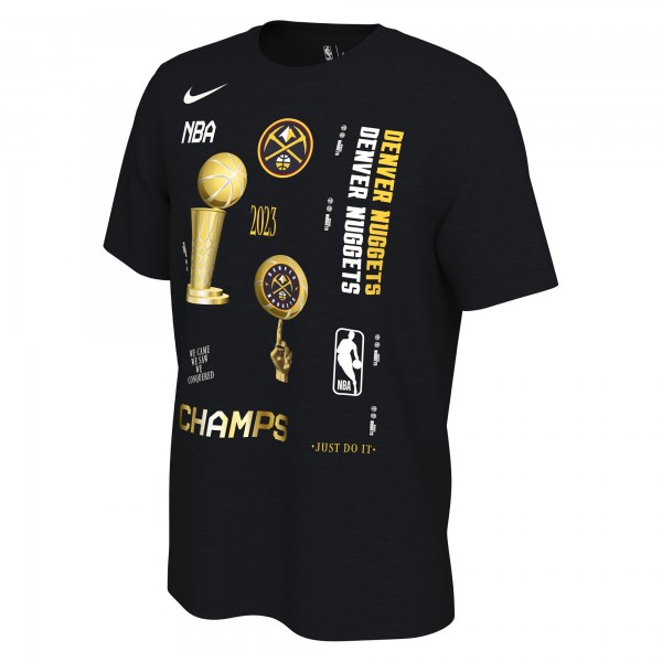 Чемпионская футболка Denver Nuggets Nike 2023 NBA Finals Champions Celebration Expressive - Black