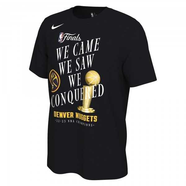 Чемпионская футболка Denver Nuggets Nike 2023 NBA Finals Champions Celebration Trophy - Black