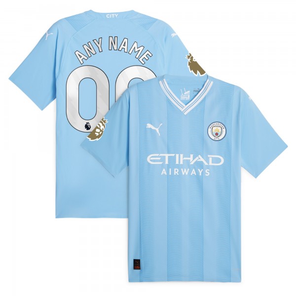 Игровая форма  Manchester City Puma 2023/24 Authentic Custom - Sky Blue