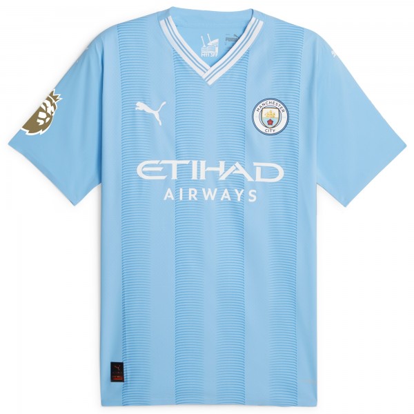 Игровая форма  Manchester City Puma 2023/24 Authentic Custom - Sky Blue