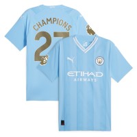 Игровая форма  Manchester City Puma 2023/24 English Premier League Champions Authentic - Sky Blue
