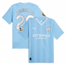 Игровая форма  Bernardo Silva Manchester City Puma 2023/24 Authentic Player - Sky Blue