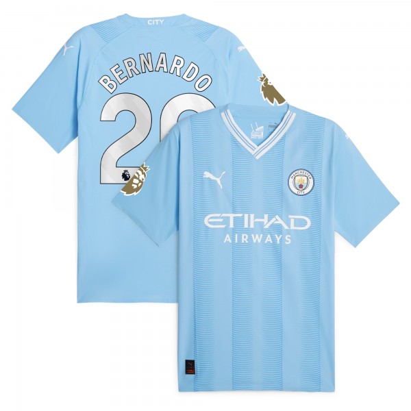 Игровая форма  Bernardo Silva Manchester City Puma 2023/24 Authentic Player - Sky Blue