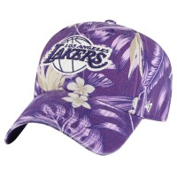 Бейсболка Los Angeles Lakers 47 Purple Tropicalia Floral Clean Up