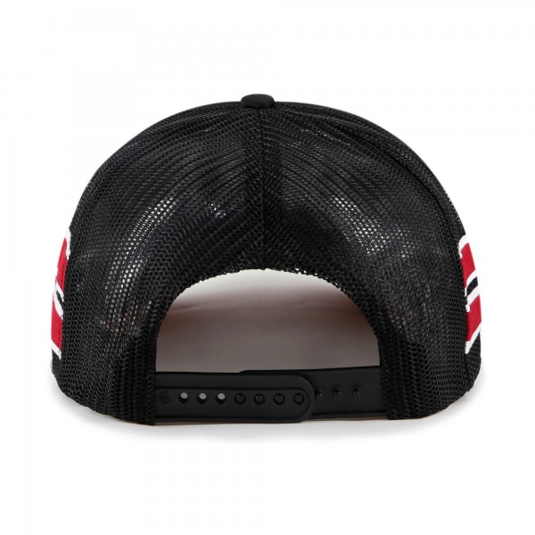 Бейсболка Miami Heat 47 Black Sidebrand Stripes