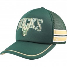 Бейсболка Milwaukee Bucks 47 Sidebrand Stripes Trucker - Hunter Green