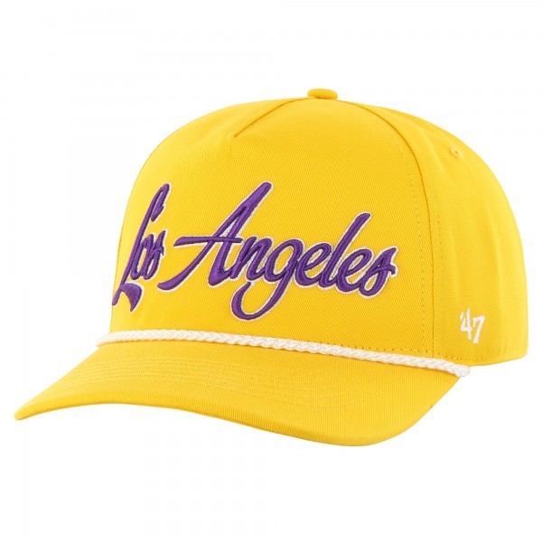 Бейсболка Los Angeles Lakers 47 Overhand Logo Hitch - Gold