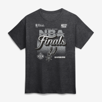 Футболка San Antonio Spurs Fanatics Charcoal 2026 NBA Western Conference Champions Locker Room
