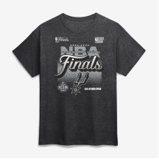 Футболка San Antonio Spurs Fanatics Charcoal 2026 NBA Western Conference Champions Locker Room