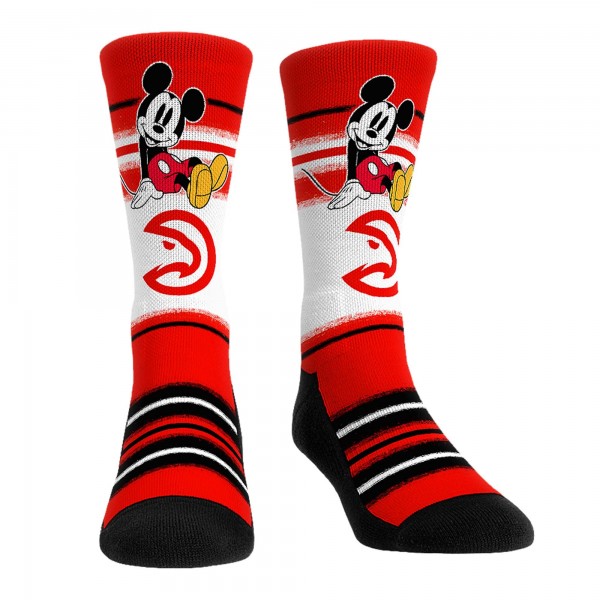 Три пары носков Mickey Mouse Atlanta Hawks Rock Em Unisex Disney Crew - Red