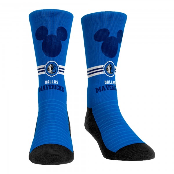 Три пары носков Mickey Mouse Dallas Mavericks Rock Em Unisex Disney Crew - Blue