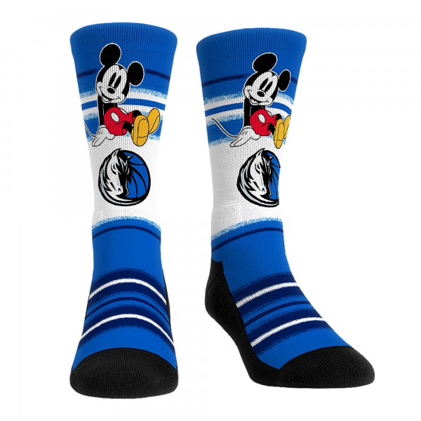 Три пары носков Mickey Mouse Dallas Mavericks Rock Em Unisex Disney Crew - Blue