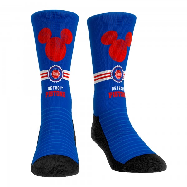 Три пары носков Mickey Mouse Detroit Pistons Rock Em Unisex Disney Crew - Blue