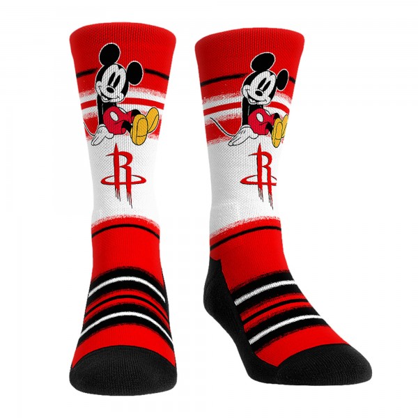 Три пары носков Mickey Mouse Houston Rockets Rock Em Unisex Disney Crew - Red