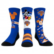Три пары носков Mickey Mouse New York Knicks Rock Em Unisex Disney Crew - Blue