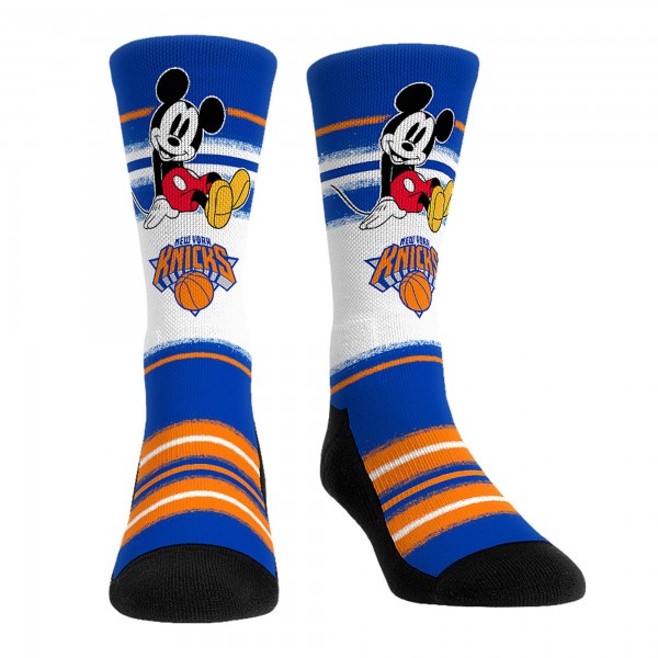 Три пары носков Mickey Mouse New York Knicks Rock Em Unisex Disney Crew - Blue