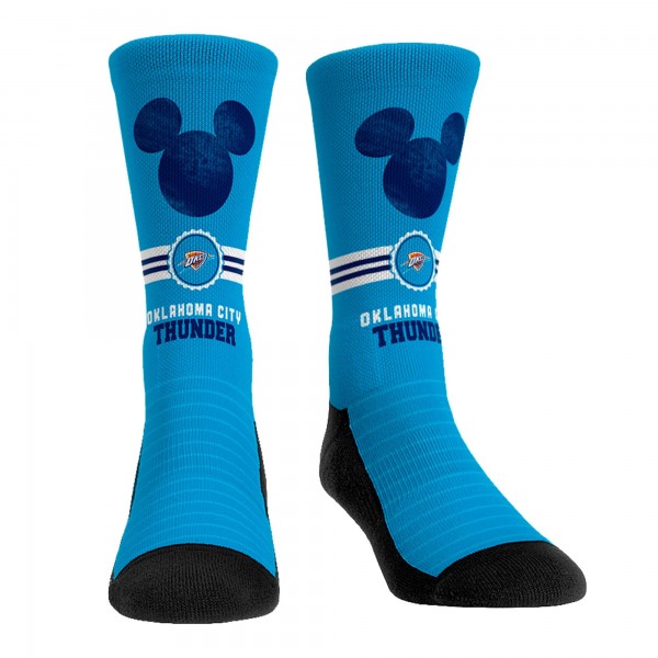 Три пары носков Mickey Mouse Oklahoma City Thunder Rock Em Unisex Disney Crew - Light Blue