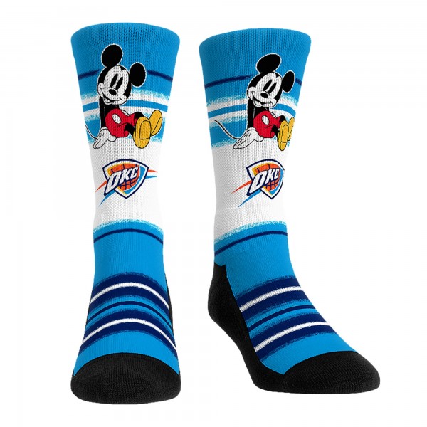 Три пары носков Mickey Mouse Oklahoma City Thunder Rock Em Unisex Disney Crew - Light Blue