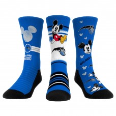 Три пары носков Mickey Mouse Orlando Magic Rock Em Unisex Disney Crew - Blue