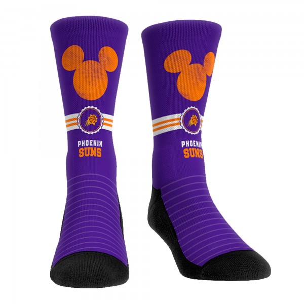 Три пары носков Mickey Mouse Phoenix Suns Rock Em Unisex Disney Crew - Purple