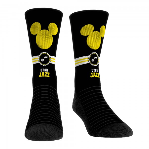 Три пары носков Mickey Mouse Utah Jazz Rock Em Unisex Disney Crew - Gold