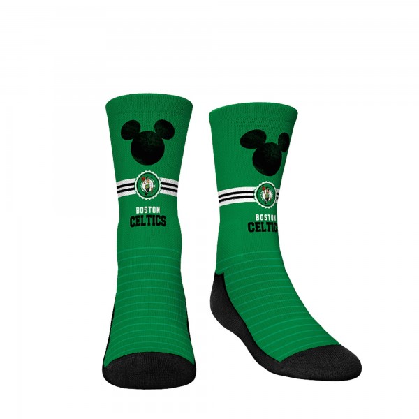 Три пары носков Mickey Mouse Boston Celtics Rock Em Youth Disney Crew - Kelly Green