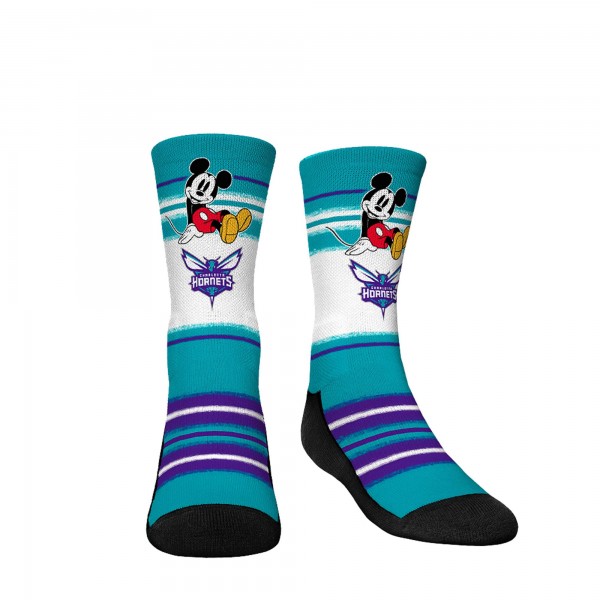 Три пары носков Mickey Mouse Charlotte Hornets Rock Em Youth Disney Crew - Teal