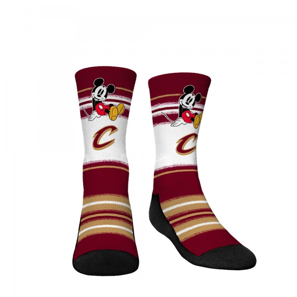 Три пары носков Mickey Mouse Cleveland Cavaliers Rock Em Youth Disney Crew - Wine