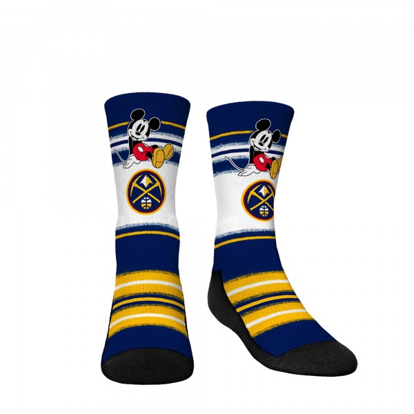 Три пары носков Mickey Mouse Denver Nuggets Rock Em Youth Disney Crew - Navy
