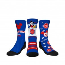 Три пары носков Mickey Mouse Detroit Pistons Rock Em Youth Disney Crew - Blue