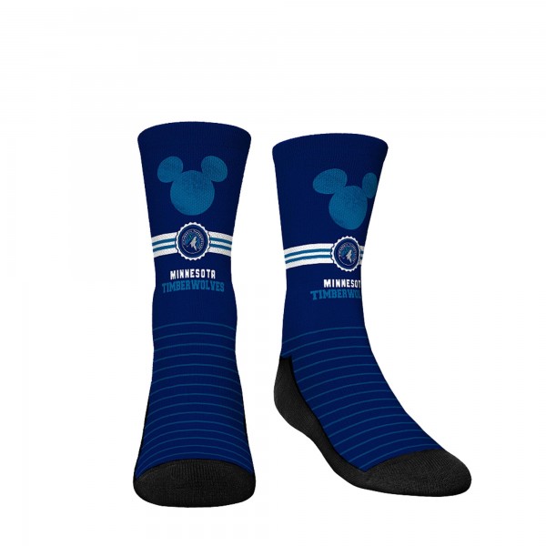 Три пары носков Mickey Mouse Minnesota Timberwolves Rock Em Youth Disney Crew - Navy