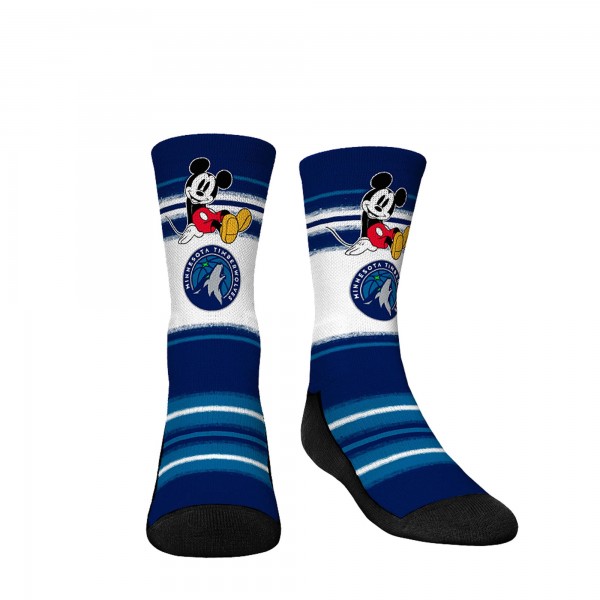 Три пары носков Mickey Mouse Minnesota Timberwolves Rock Em Youth Disney Crew - Navy