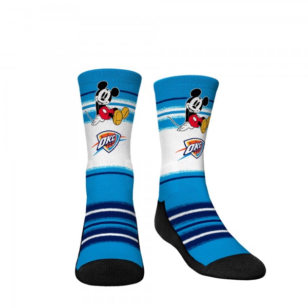 Три пары носков Mickey Mouse Oklahoma City Thunder Rock Em Youth Disney Crew - Light Blue