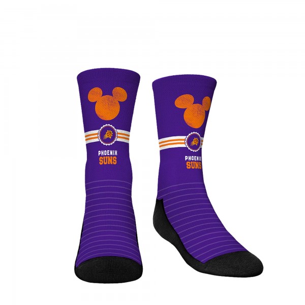 Три пары носков Mickey Mouse Phoenix Suns Rock Em Youth Disney Crew - Purple