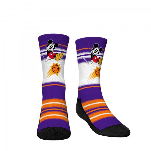 Три пары носков Mickey Mouse Phoenix Suns Rock Em Youth Disney Crew - Purple
