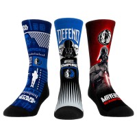 Три пары носков Darth Vader & Stormtrooper Dallas Mavericks Rock Em Unisex Star Wars - Blue