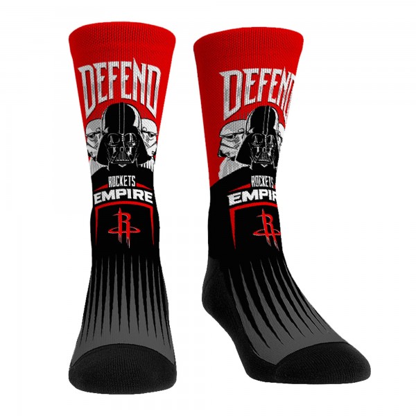Три пары носков Darth Vader & Stormtrooper Houston Rockets Rock Em Unisex Star Wars - Red