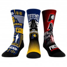 Три пары носков Darth Vader & Stormtrooper Indiana Pacers Rock Em Socks Unisex Star Wars Crew - Navy