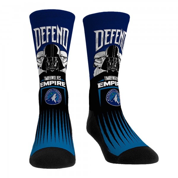 Три пары носков Darth Vader & Stormtrooper Minnesota Timberwolves Rock Em Unisex Star Wars - Navy