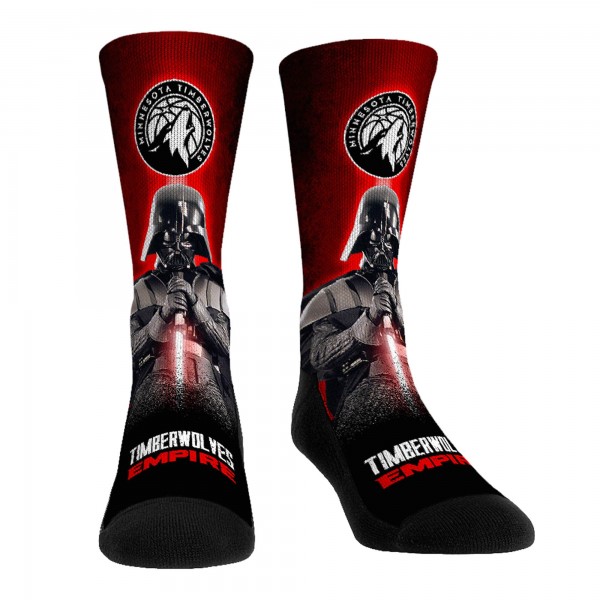 Три пары носков Darth Vader & Stormtrooper Minnesota Timberwolves Rock Em Unisex Star Wars - Navy