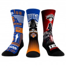 Три пары носков Darth Vader & Stormtrooper New York Knicks Rock Em Unisex Star Wars - Blue