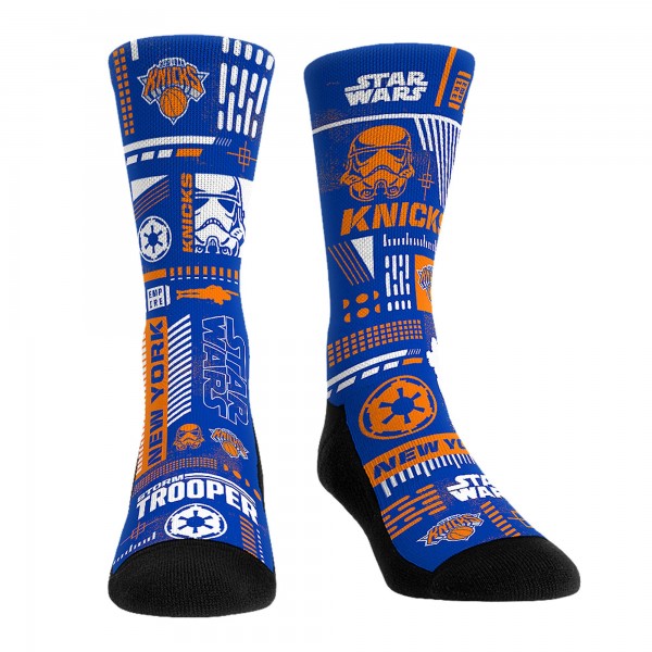Три пары носков Darth Vader & Stormtrooper New York Knicks Rock Em Unisex Star Wars - Blue