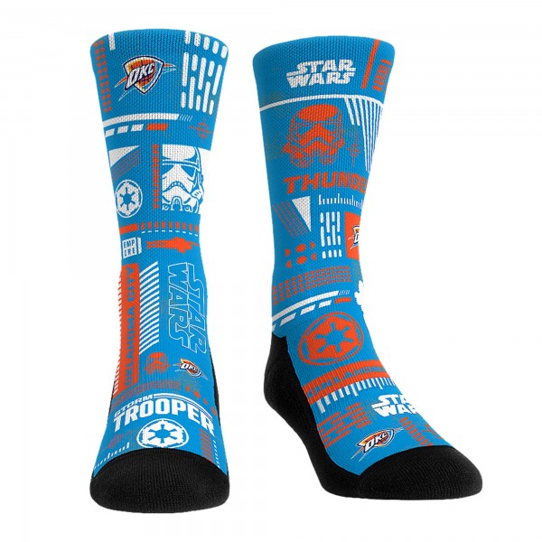 Три пары носков Darth Vader & Stormtrooper Oklahoma City Thunder Rock Em Unisex Star Wars - Light Blue