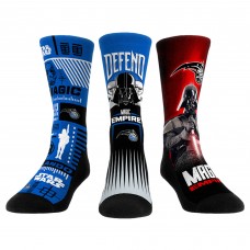 Три пары носков Darth Vader & Stormtrooper Orlando Magic Rock Em Unisex Star Wars - Blue