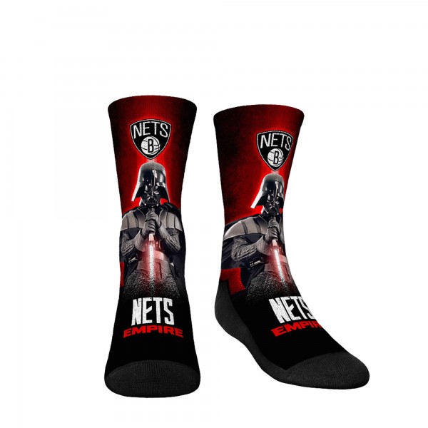 Три пары носков Darth Vader & Stormtrooper Brooklyn Nets Rock Em Youth Star Wars - Gray