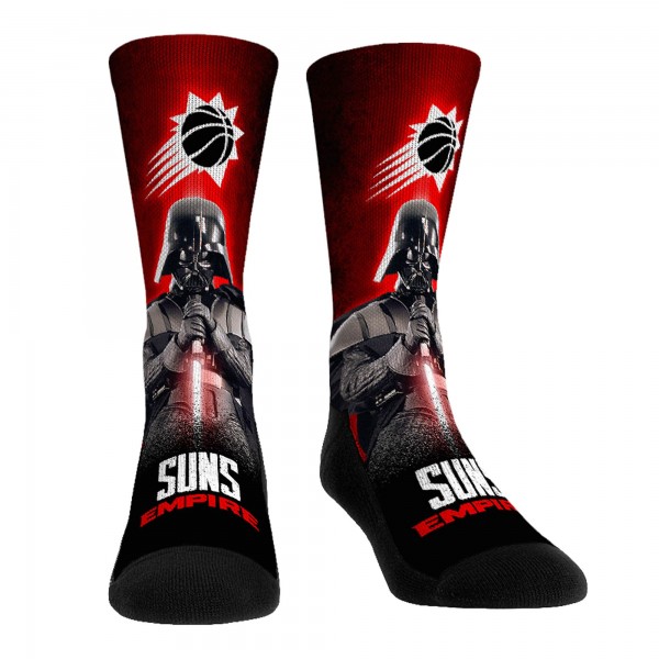 Три пары носков Darth Vader & Stormtrooper Phoenix Suns Rock Em Unisex Star Wars - Purple