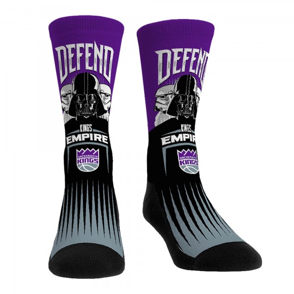 Три пары носков Darth Vader & Stormtrooper Sacramento Kings Rock Em Unisex Star Wars - Purple